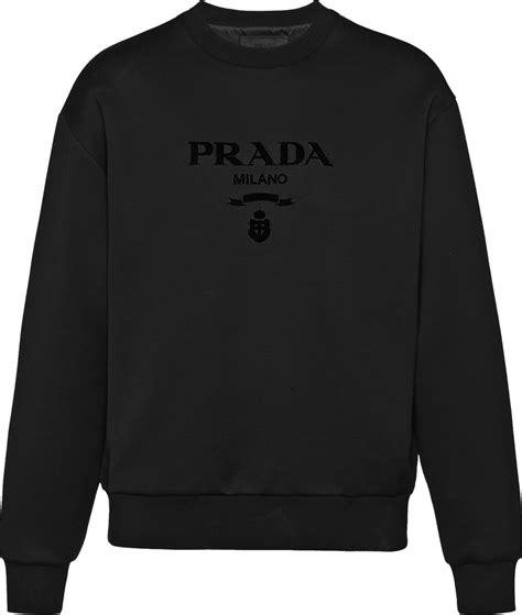 prada women's sweatshirt|prada nylon sweatshirt.